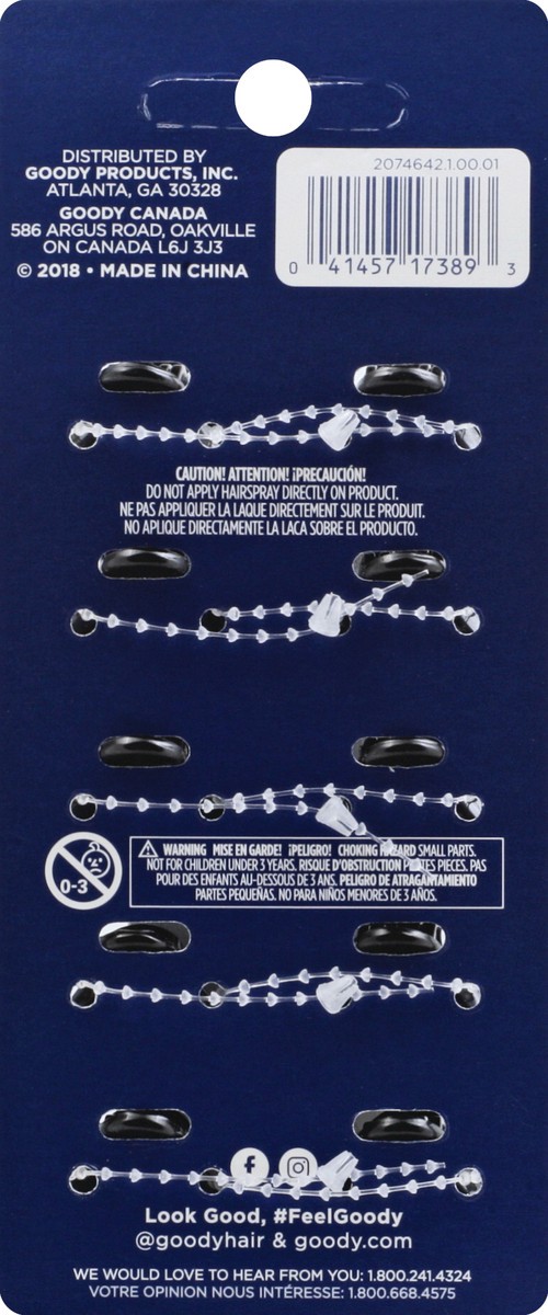 slide 2 of 8, Goody Claw Clips Spider Small - 10 Count, 10 ct
