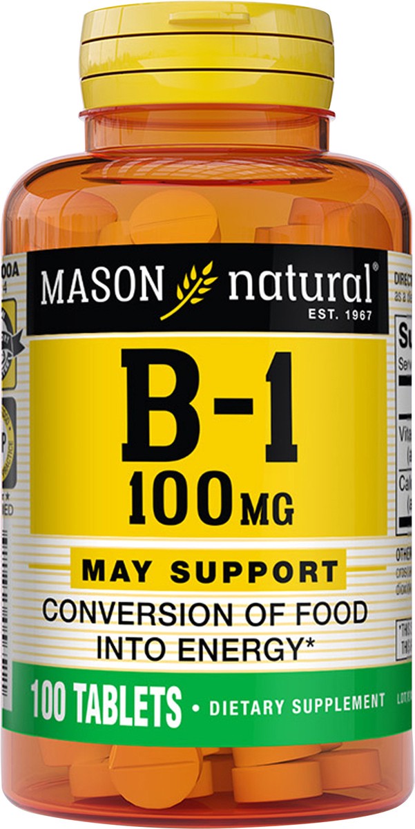 slide 6 of 9, Mason B-1 100mg Tablets, 100 ct