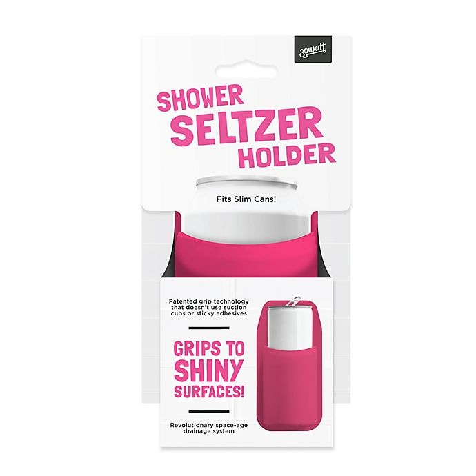 slide 3 of 4, 30 Watt Seltzki Shower Seltzer Holder - Hot Pink, 1 ct
