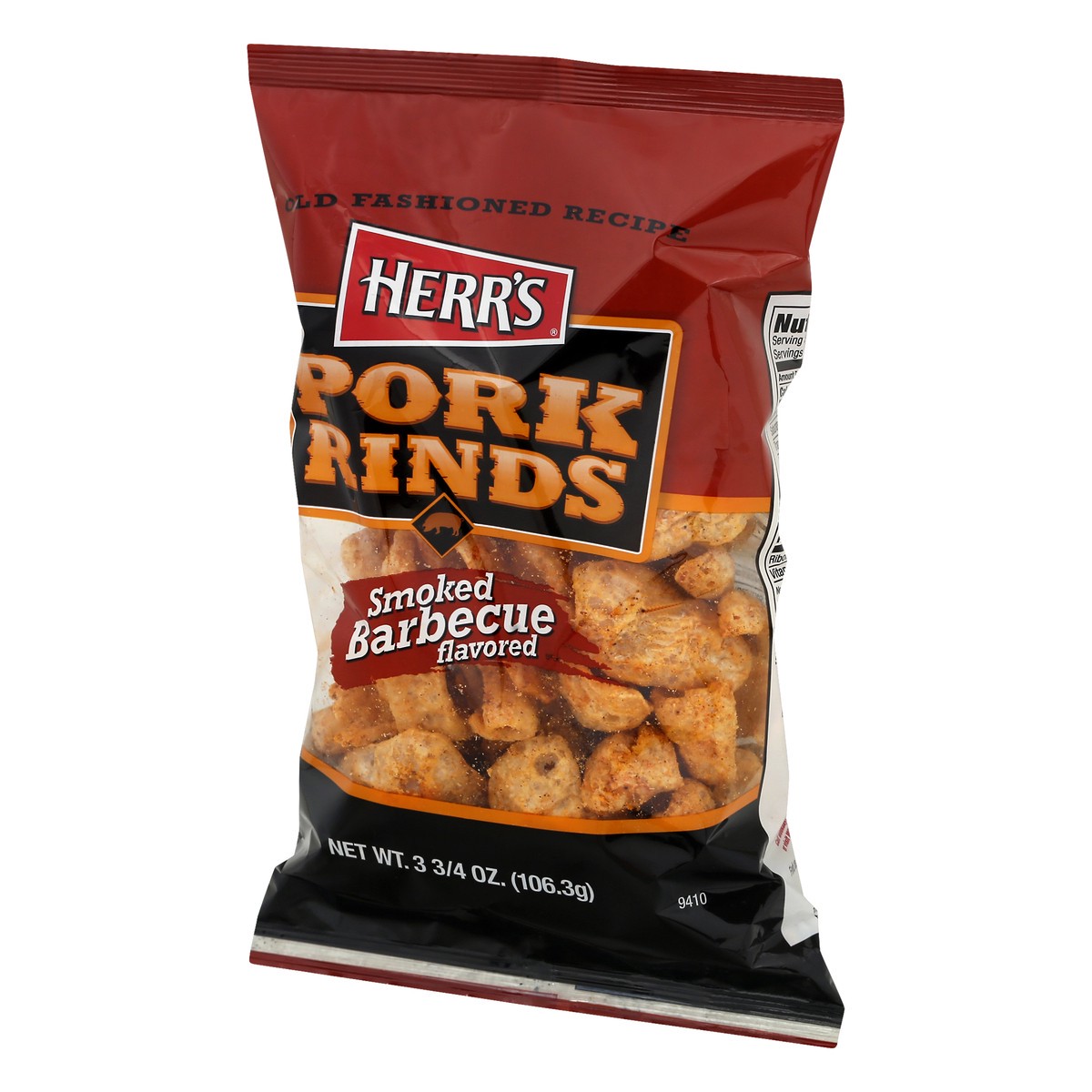 slide 9 of 10, Herr's Smoked Barbecue Flavored Pork Rinds 3.75 oz, 3.75 oz