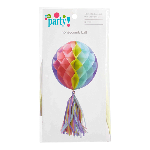 Meijer Party Honeycomb Ball Decoration 1 ct | Shipt