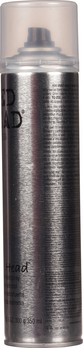 slide 8 of 9, Bed Head Hairspray Hard Hold Hard Head - 10.6 Oz, 10.6 oz