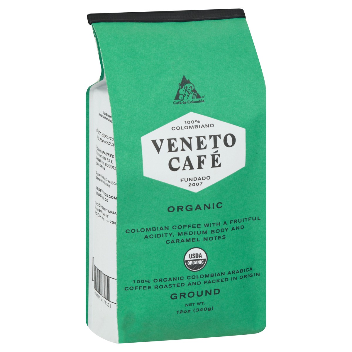 slide 10 of 12, Veneto Cafe 100% Colombian Ground Coffee 12 oz, 12 oz