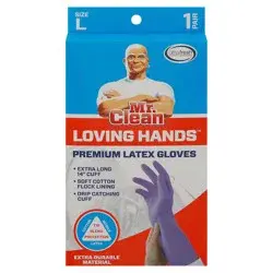 Mr. Clean Loving Hands Super Premium Gloves Large