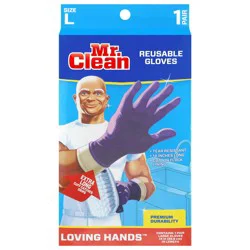 Mr. Clean Loving Hands Reusable Size L Gloves 1 Pair