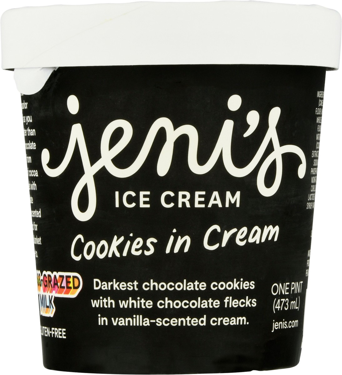 slide 6 of 9, Jeni's Cookies in Cream Ice Cream 1 pt, 1 pint