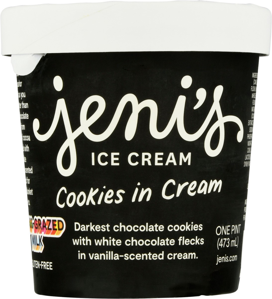 slide 2 of 9, Jeni's Cookies in Cream Ice Cream 1 pt, 1 pint