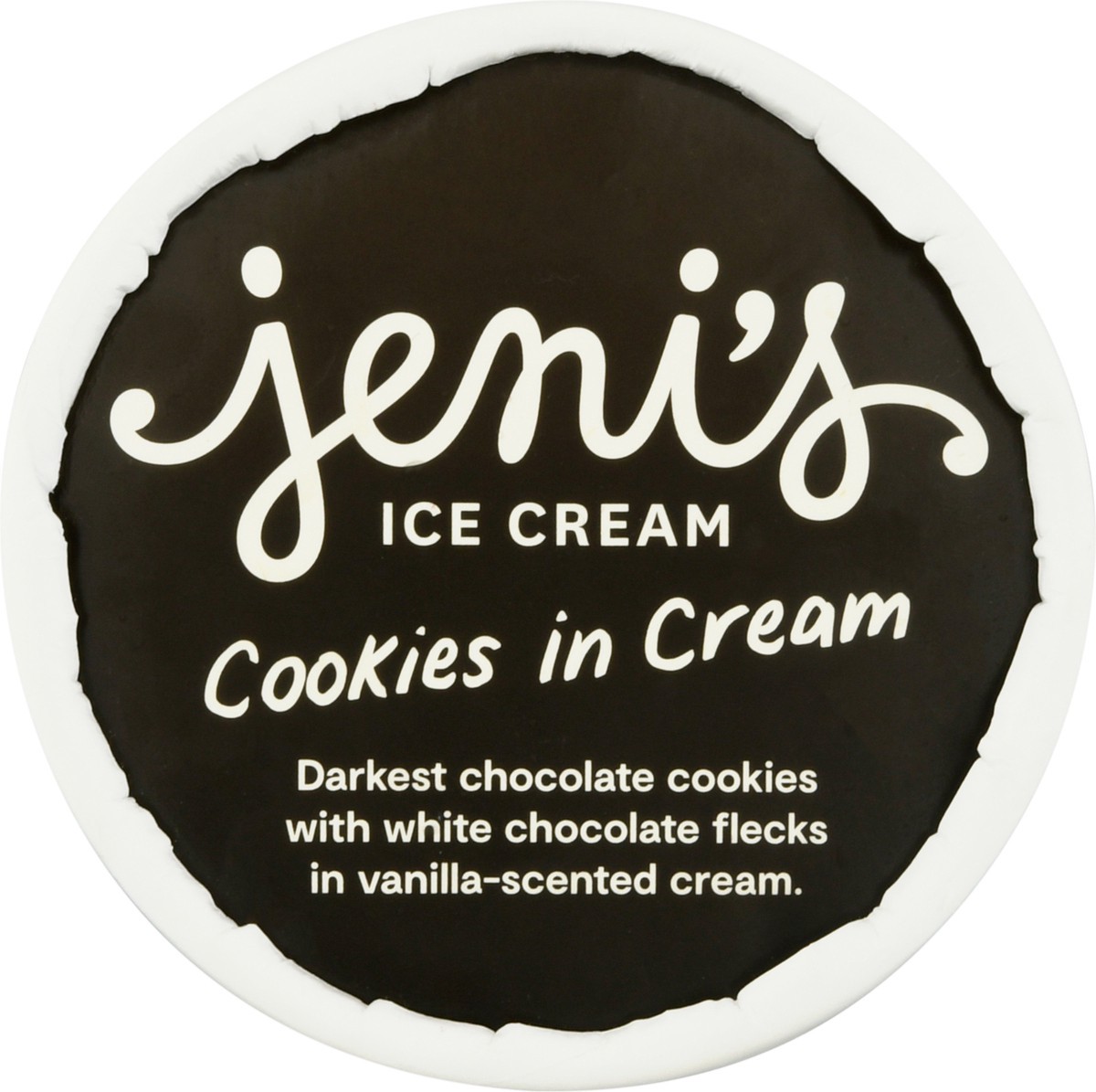 slide 9 of 9, Jeni's Cookies in Cream Ice Cream 1 pt, 1 pint