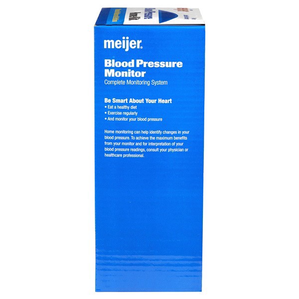slide 12 of 13, Meijer Blood Pressure Home Kit, Manual Inflation and Deflation, 1 ct