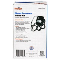 slide 7 of 13, Meijer Blood Pressure Home Kit, Manual Inflation and Deflation, 1 ct