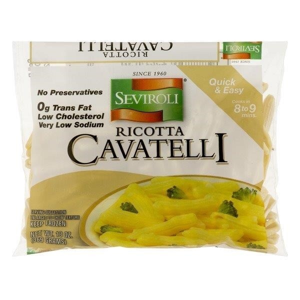 slide 1 of 1, Seviroli Ricotta Cavatelli, 13 oz