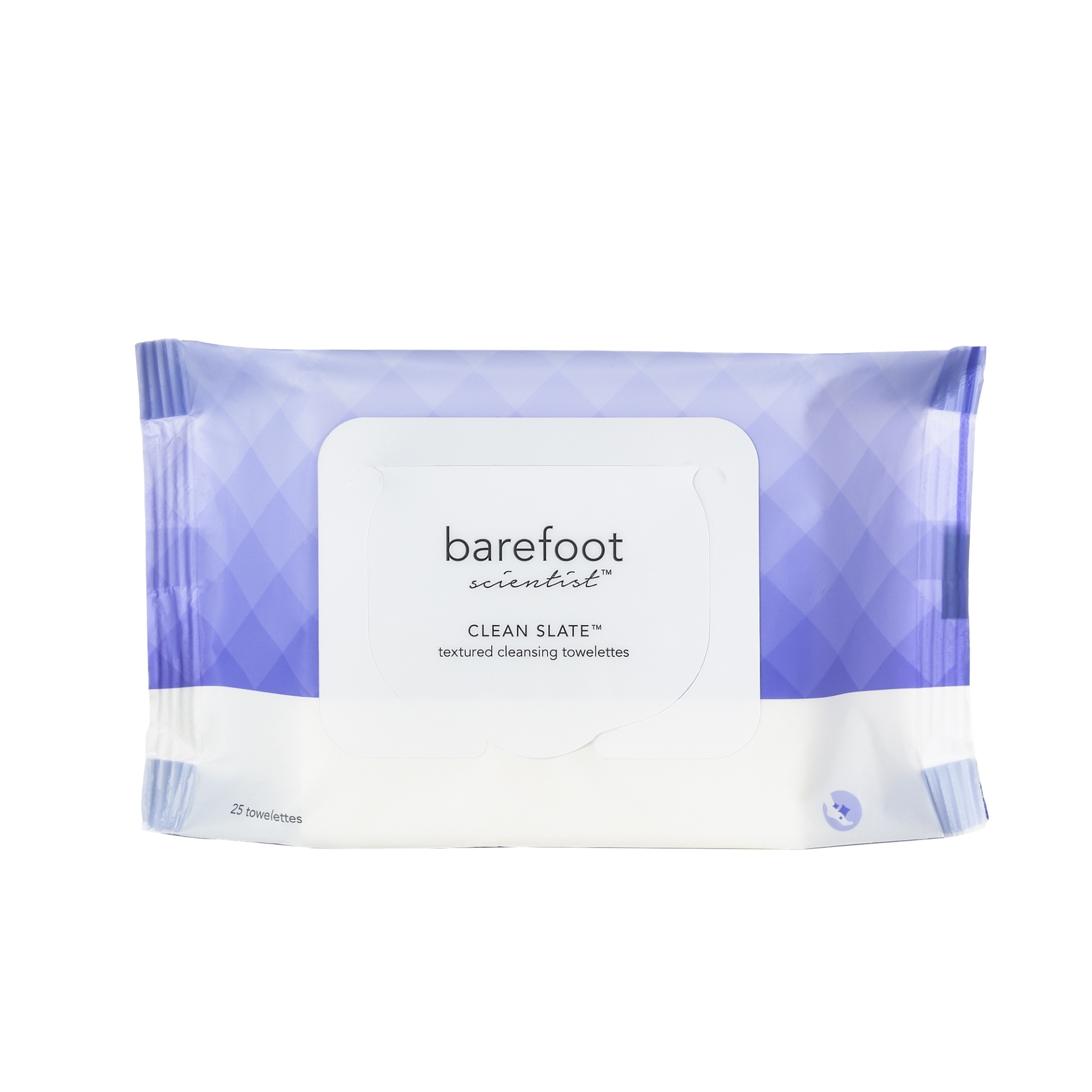 slide 1 of 1, Barefoot Scientist Clean Slate Textured Cleansing Towelettes, 25 ct