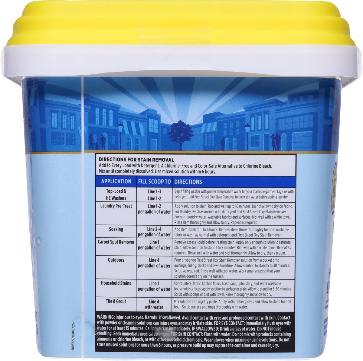 slide 4 of 12, First Street Fs Oxy Laundry Detergen, 7.2 lb