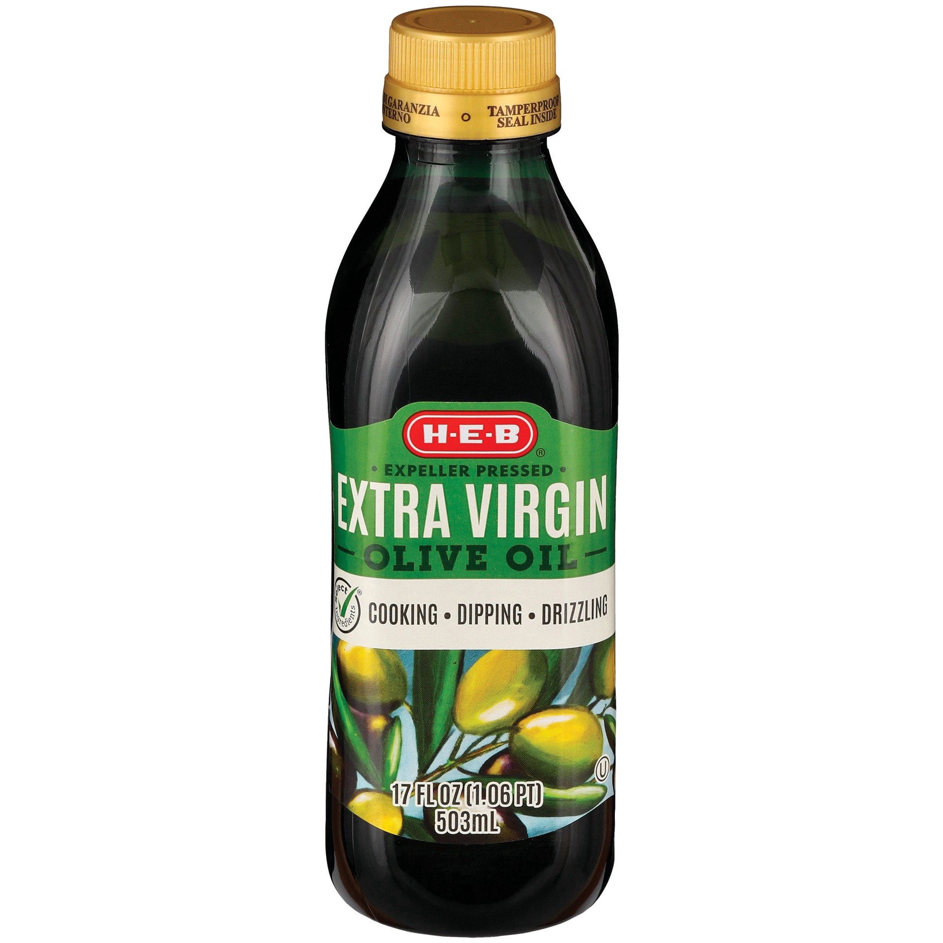 slide 1 of 1, H-E-B Extra Virgin Olive Oil, 17 oz
