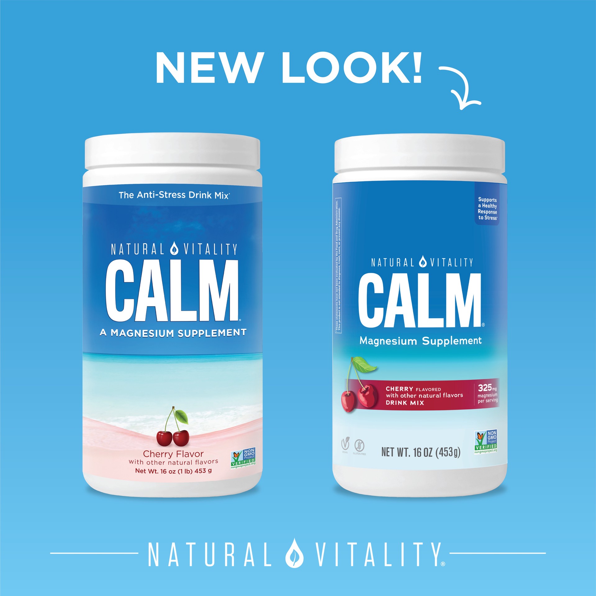 slide 3 of 5, Natural Vitality Ntvit Vitamin Calm Cherry, 1 ct