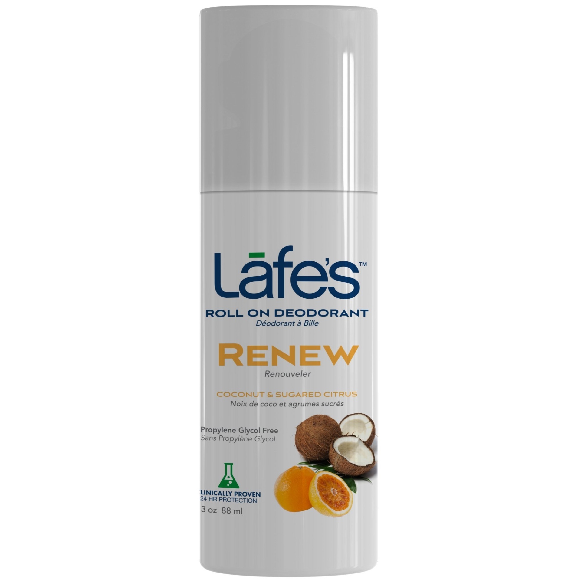 slide 1 of 1, Lafe's Natural Bodycare Renew Roll On Deodorant, 1 ct