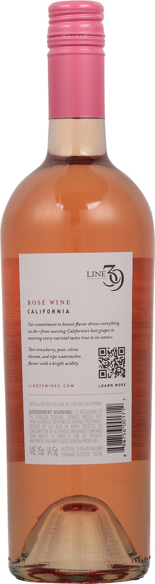 slide 4 of 9, Line 39 California Rose 750 ml, 750 ml