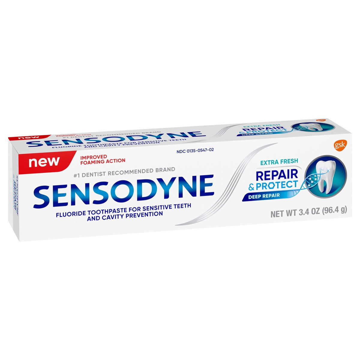 slide 7 of 9, Sensodyne Repair and Protect, Extra Fresh Toothpaste for Sensitive Teeth, 3.4 oz, 3.4 oz