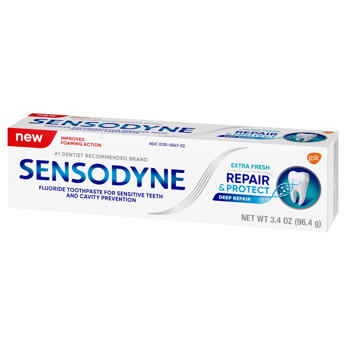 slide 2 of 9, Sensodyne Repair and Protect, Extra Fresh Toothpaste for Sensitive Teeth, 3.4 oz, 3.4 oz