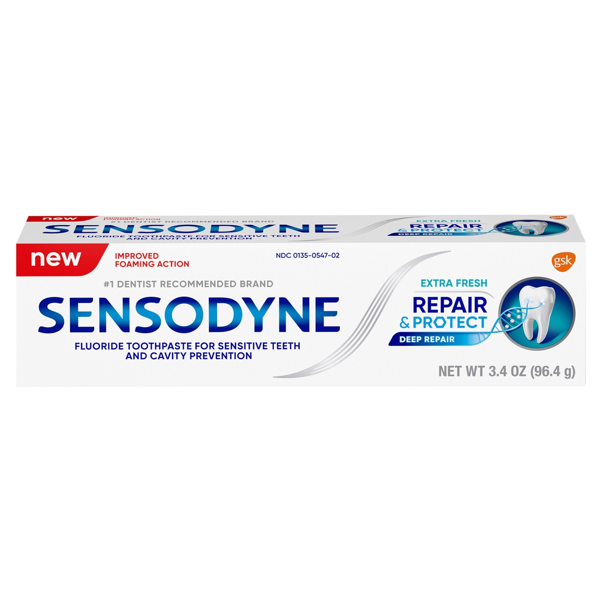 slide 1 of 1, Sensodyne Repair & Protect Extra Fresh Sensitive Toothpaste for Sensitive Teeth - 3.4oz, 3.4 oz