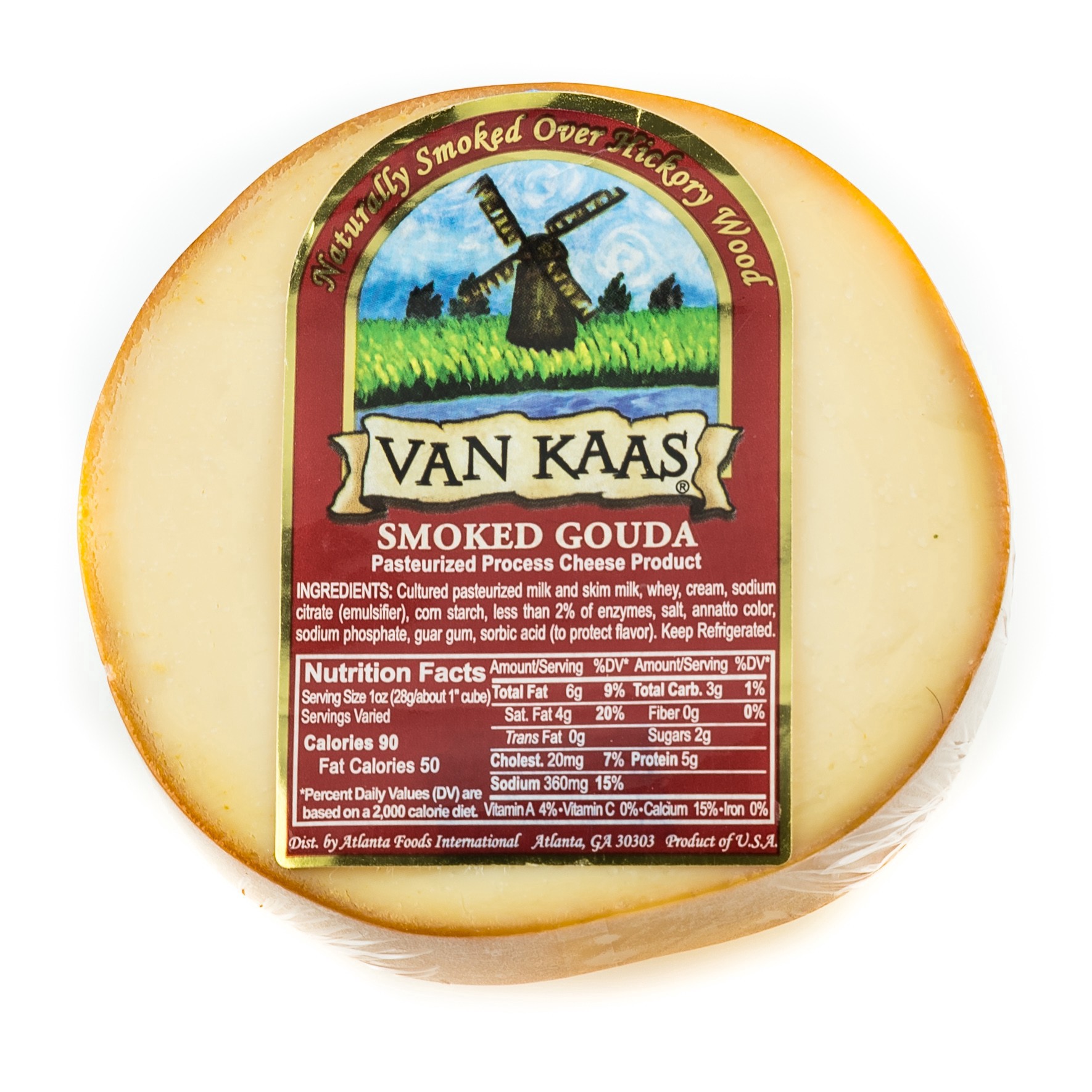 slide 1 of 1, Van Kaas Holland Gouda Smoked Cheese, per lb