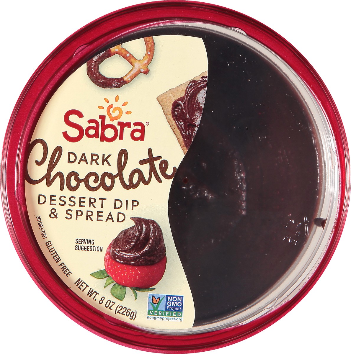 slide 9 of 9, Sabra Dark Chocolate Dessert Dip & Spread 8 oz, 8 oz