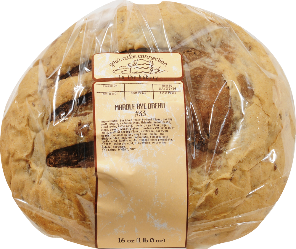 slide 1 of 3, Marble Rye Bread, 18 oz