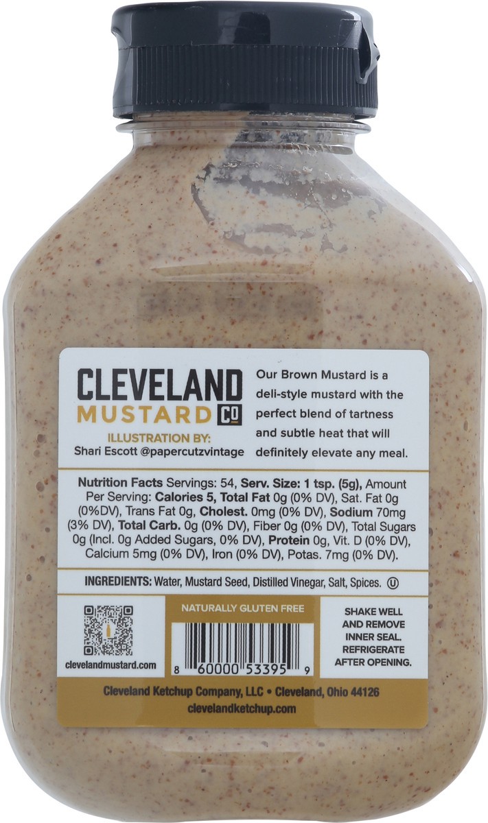 slide 7 of 14, Cleveland Mustard Co Brown Mustard - 9.5 oz, 9.5 oz