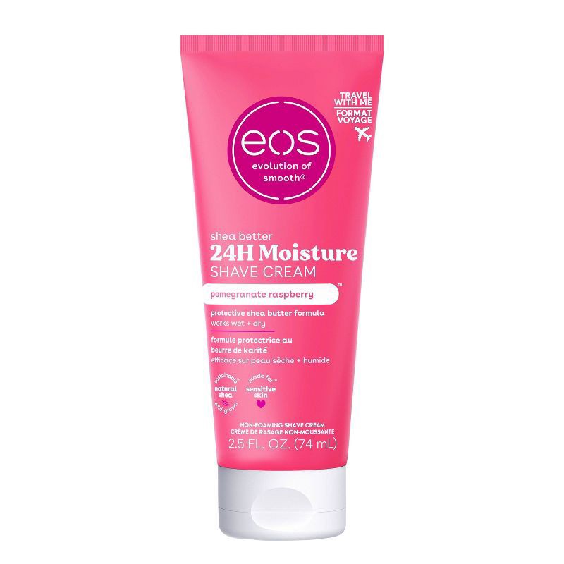 slide 1 of 5, eos Shea Better Shave Cream - Pomegranate - Trial Size - 2.5 fl oz, 2.5 fl oz