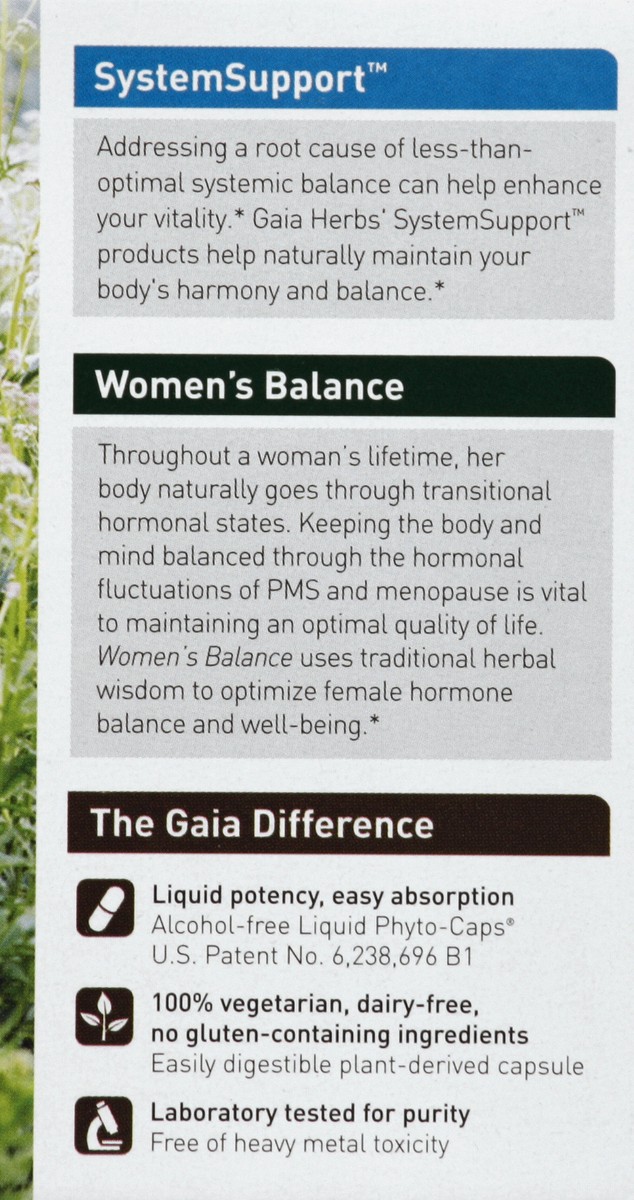 slide 5 of 5, Gaia Women's Balance 60 ea, 60 ct