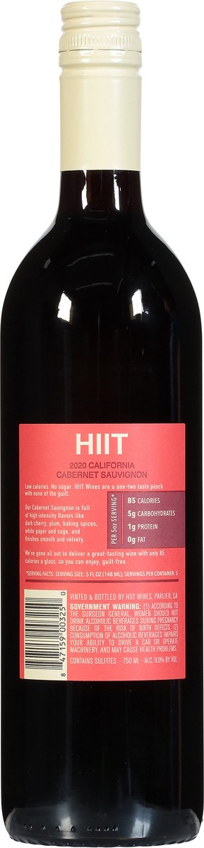 slide 7 of 9, Hiit Cabernet Sauvignon 750 ml, 750 ml