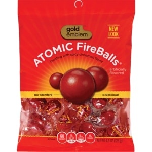 slide 1 of 1, CVS Gold Emblem Atomic Fire Balls Bursting With Spicy Cinnamon Flavor, 4.5 oz