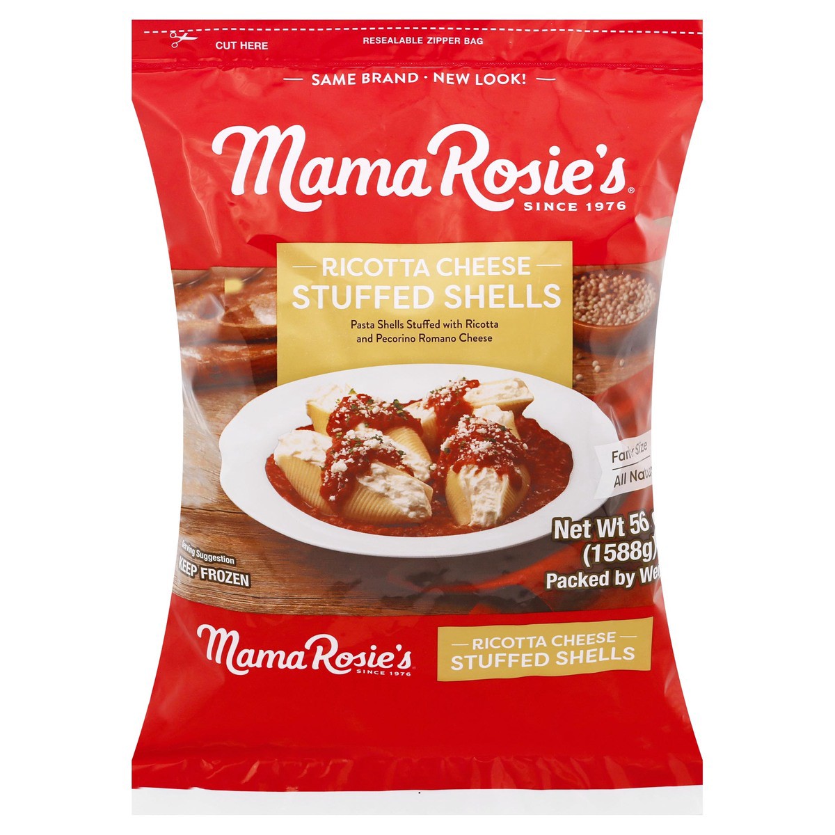 slide 2 of 13, Mama Rosie's Family Size Ricotta Cheese Stuffed Shells 56 oz, 56 oz