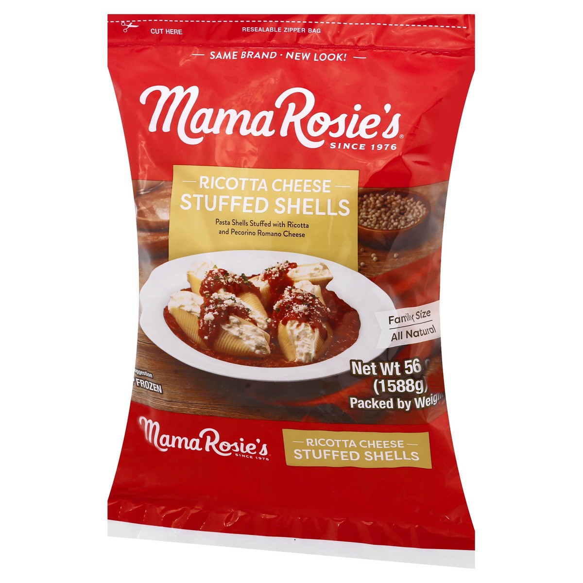 slide 12 of 13, Mama Rosie's Family Size Ricotta Cheese Stuffed Shells 56 oz, 56 oz
