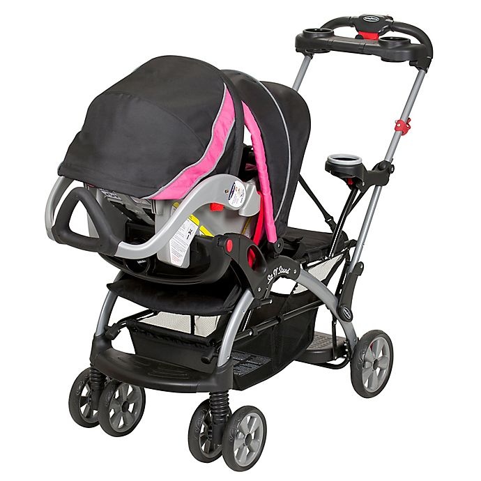 slide 2 of 5, Baby Trend Sit N' Stand Ultra Stroller - Bubble Gum Pink, 1 ct