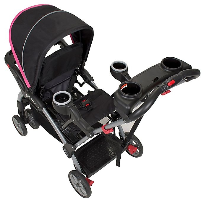 slide 4 of 5, Baby Trend Sit N' Stand Ultra Stroller - Bubble Gum Pink, 1 ct