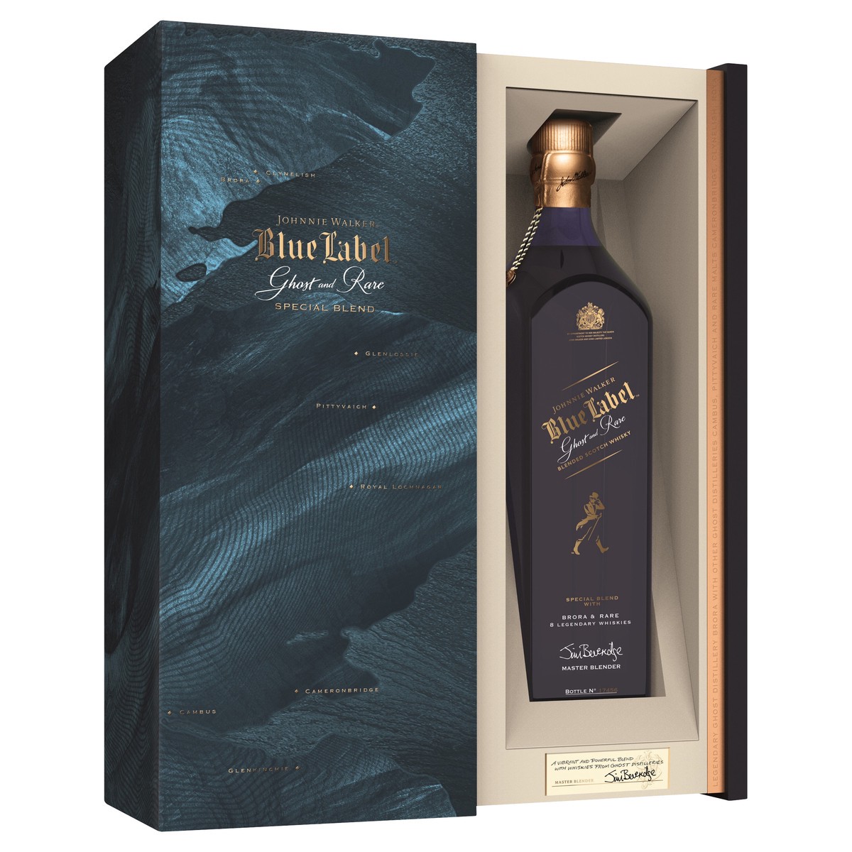 slide 2 of 3, Johnnie Walker Blue Label Ghost and Rare Port Ellen Special Edition Blended Scotch Whisky, 750 ml