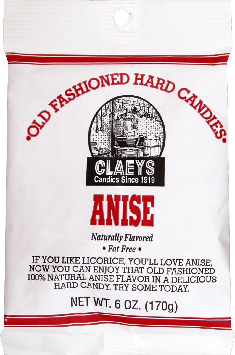 slide 3 of 3, Claeys Candy Hard Candies Old Fashioned Anise, 6 oz