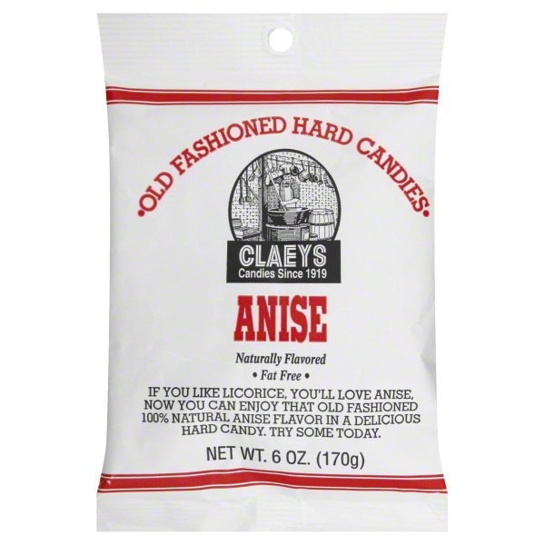 slide 1 of 3, Claeys Candy Hard Candies Old Fashioned Anise, 6 oz