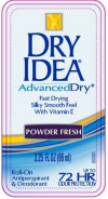 slide 5 of 10, Dry Idea Fresh Linen Antiperspirant Roll-On, 3.25 oz, 3.25 oz