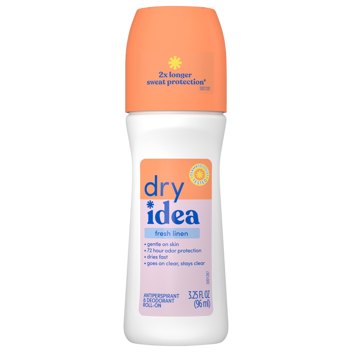 slide 1 of 10, Dry Idea Fresh Linen Antiperspirant Roll-On, 3.25 oz, 3.25 oz