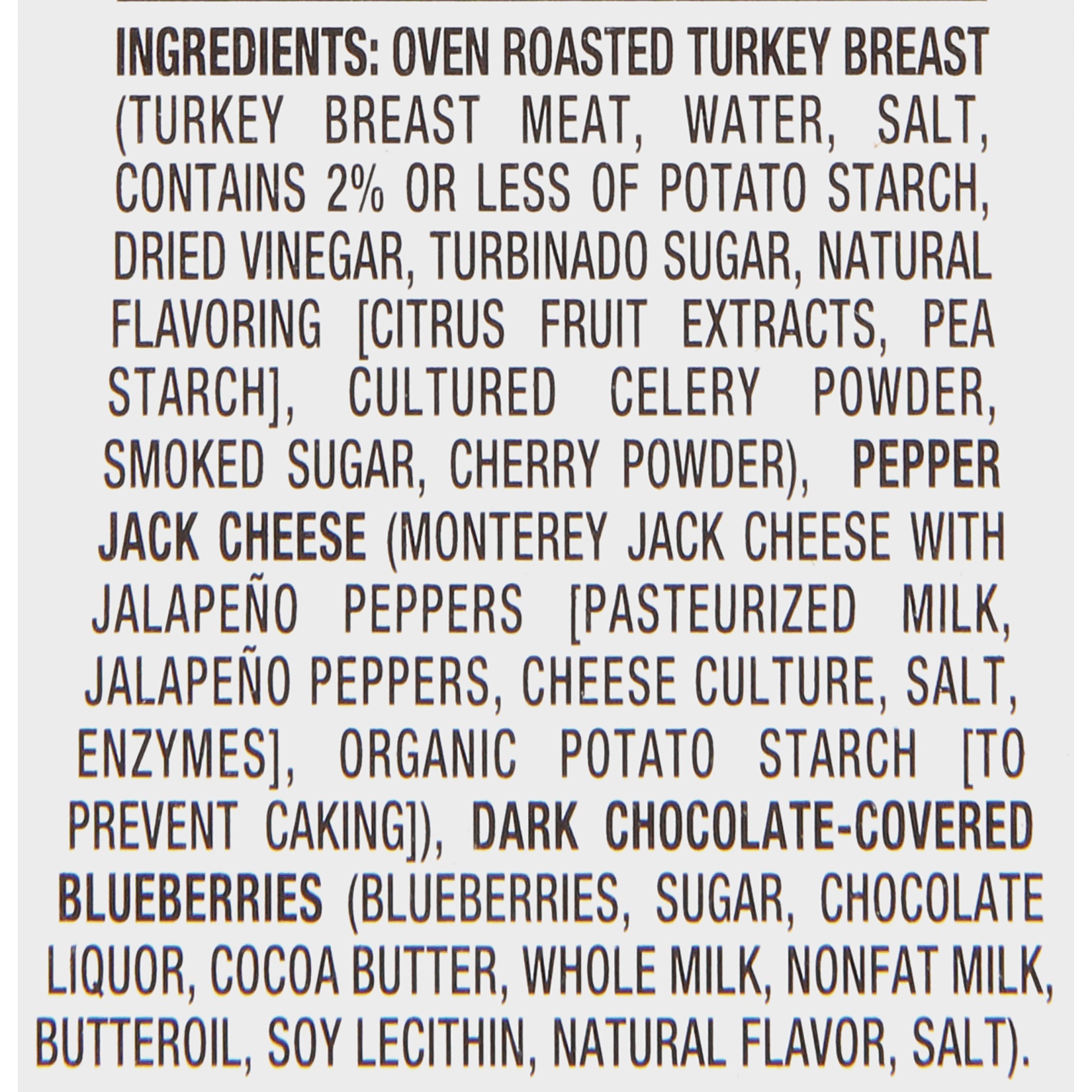 slide 8 of 8, Hormel Natural Choice Turkey, Cheese, and Chocolate Covered Blueberry, 2 oz