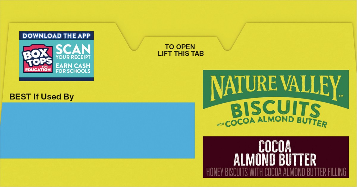 slide 11 of 14, Nature Valley Biscuit Sandwiches, Cocoa Almond Butter, 1.35 oz, 5 ct, 5 ct