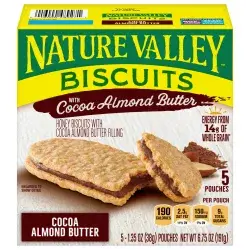 Nature Valley Biscuits with Cocoa Almond Butter