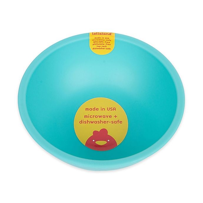 slide 1 of 1, Lollaland Plastic Bowl - Turquoise, 1 ct