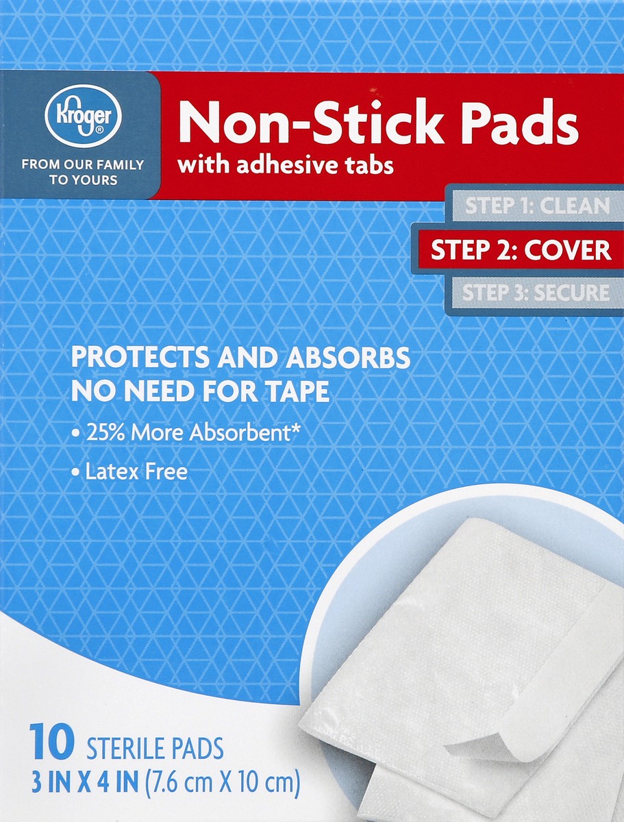 slide 1 of 5, Kroger Nonstick Pads 3X4, 10 ct