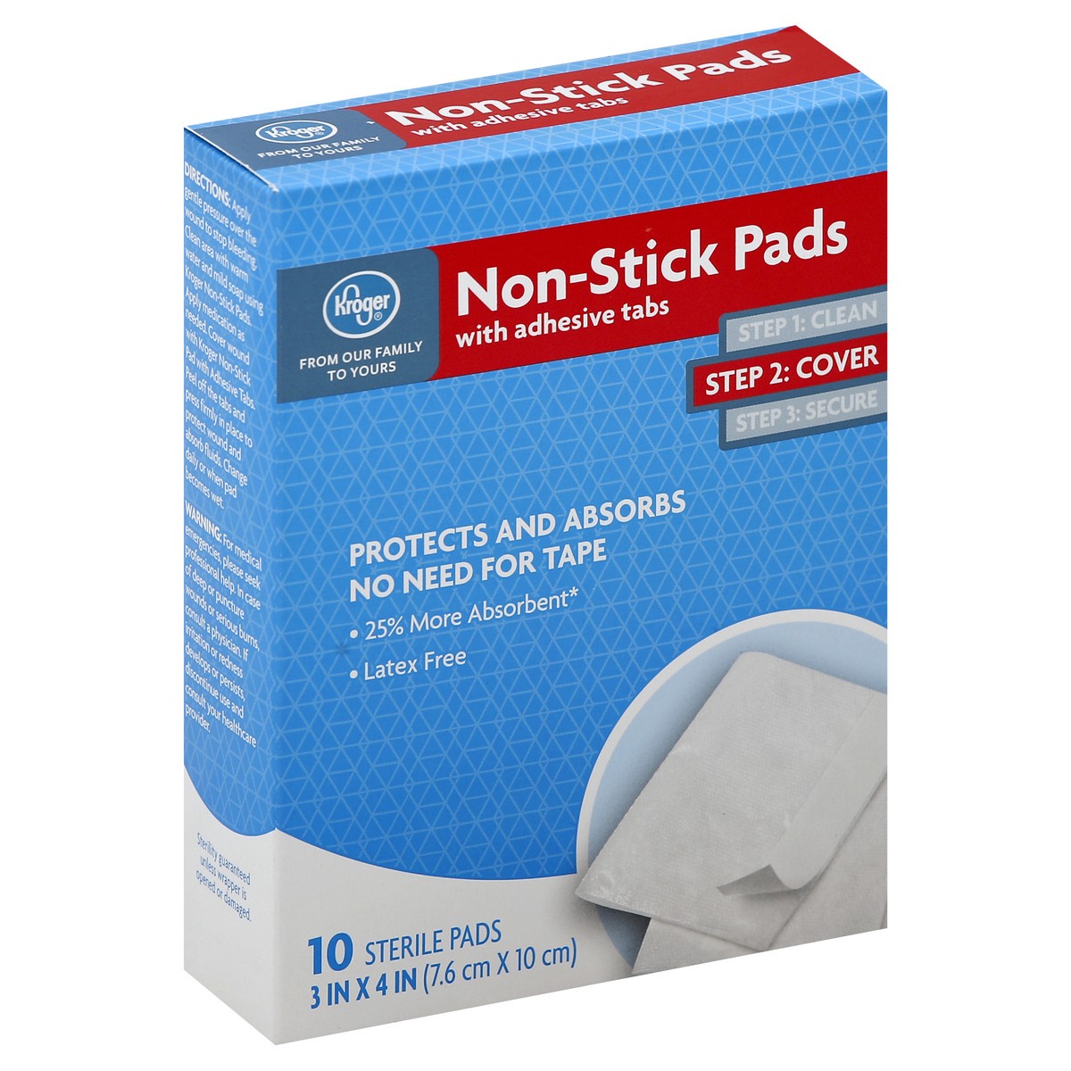 slide 4 of 5, Kroger Nonstick Pads 3X4, 10 ct