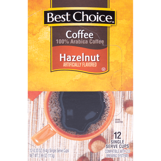 slide 1 of 1, Best Choice Hazelnut Coffee - 12 ct, 12 ct