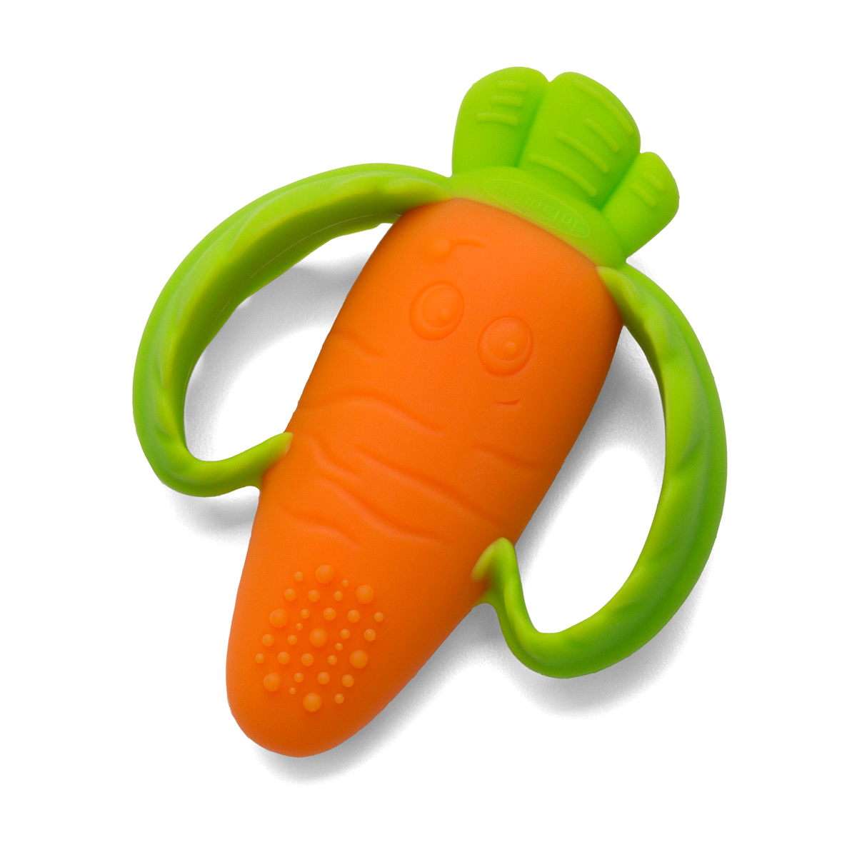 slide 1 of 5, Infantino Good Bites Textured Carrot Teether, 1 ct