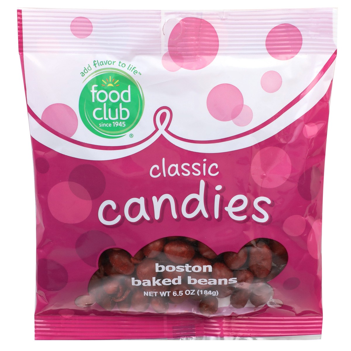 slide 1 of 9, Food Club Boston Baked Beans Classic Candies, 6.5 oz